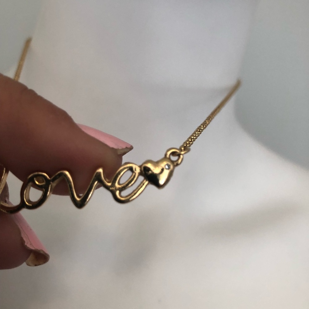 Love and Crystal 18” Necklace - Picture 2 of 4